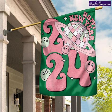 Happy New Year 2024 Funny Hello 2024 Philadelphia Fan Garden Flag, House Flag, Home Decor ...