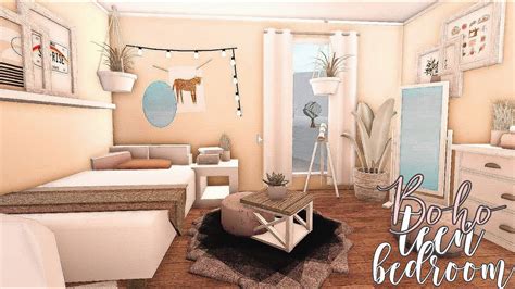 BLOXBURG: Boho Bedroom - speedbuild 9k ♡ - YouTube