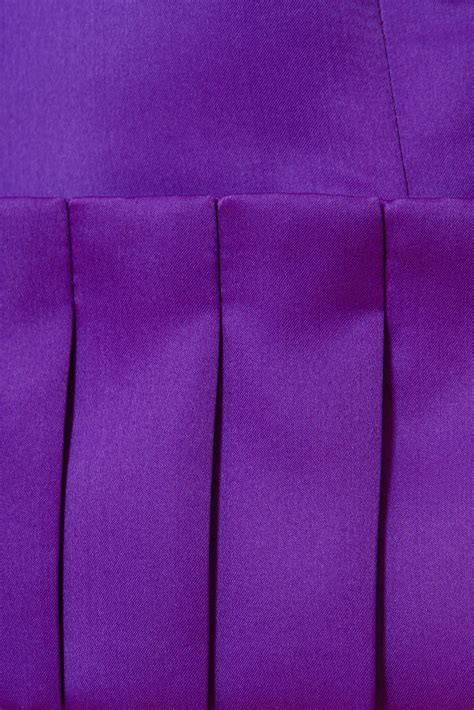 Purple silk dress - EPUZER.COM