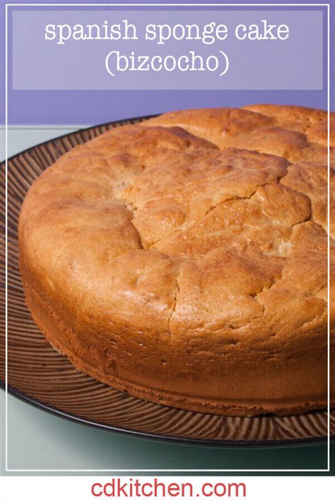 Spanish Sponge Cake (Bizcocho) Recipe | CDKitchen.com