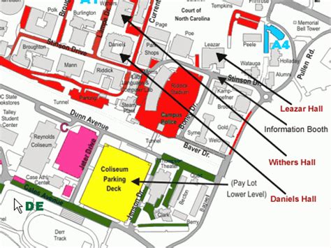 Nc State Parking Map - Printable Map