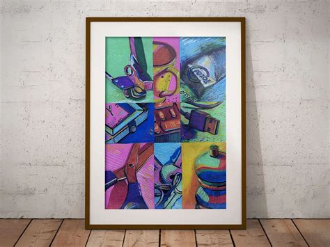 Posca Pen Canvas Art - Original Wall Decor - Haydn Symons Illustration