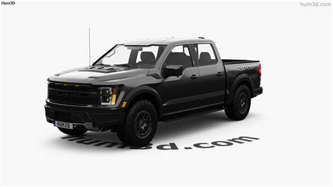 360 view of Ford F-150 Super Crew Cab 5.5 ft Bed Raptor Performance Package 2024 3D model ...
