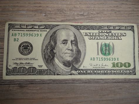 Mavin | VINTAGE SERIES 1996 $100 DOLLAR BILL FEDERAL RESERVE NOTE NEW YORK X