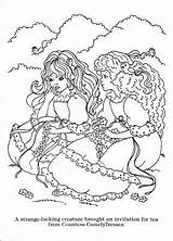 Lady Lovely Locks Coloring Page  Books sketch template