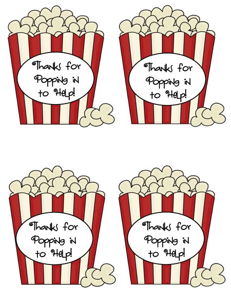 Popcorn Appreciation Free Printable - Printable Word Searches