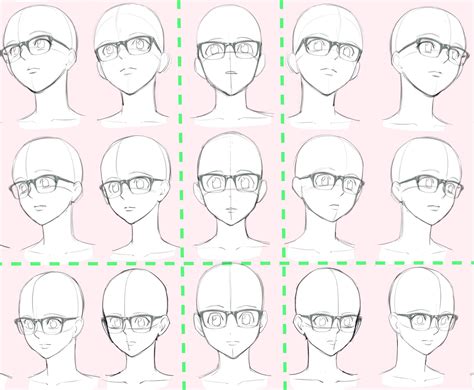 Glasses Drawing Reference and Sketches for Artists