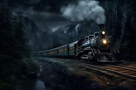 Premium AI Image | a train with the number 3 on the side of it