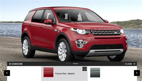 Land Rover Discovery Sport colors, interior and wheel option