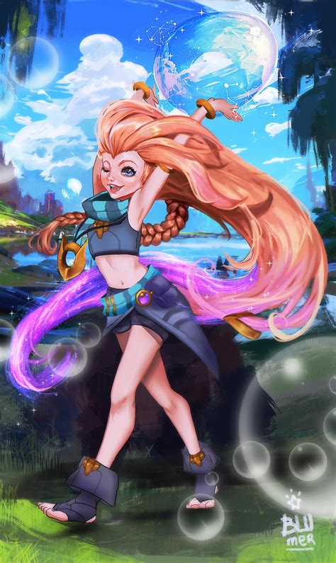 zoe fanart league of legends by ilustrandobrando on DeviantArt