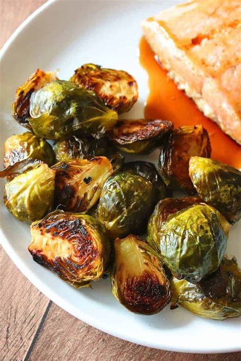 Garlic Roasted Brussels Sprouts - Simply Happenings