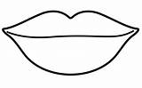 Ausmalbild Lippen  Ausmalbilder Kostenlos Zum Ausdrucken sketch template