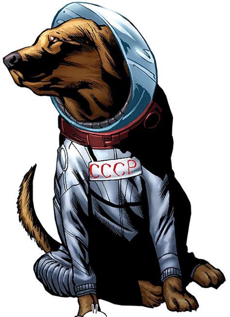 Cosmo - Marvel Comics - Soviet dog - Guardians of the Galaxy - Profile - Writeups.org