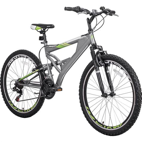 New Merax 26 Inch Mountain Bike with Full Suspension 21-Speed Aluminum Frame Bicycle ...