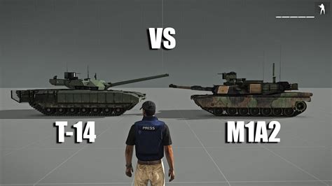 3 Russian T14 VS 3 US M1A2 Who win? - YouTube