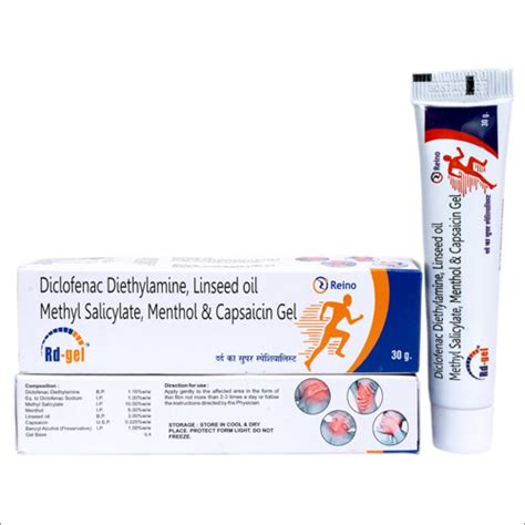 Diclofenac Diethylamine Linseed Oil Methyl Salicylate Menthol And ...