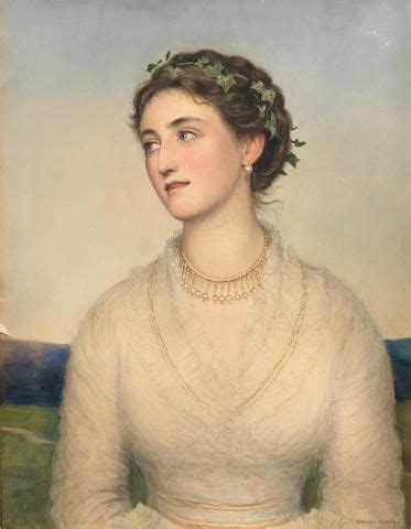 Edward Clifford (British, 1844-1907) Portrait of Constance Gwladys Robinson (née Herbert ...