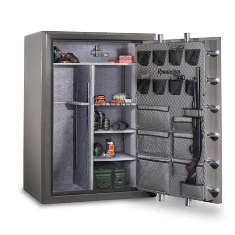 Remington Nitro 56-Gun Fireproof and Waterproof Electronic/Keypad Gun Safe with Interior ...