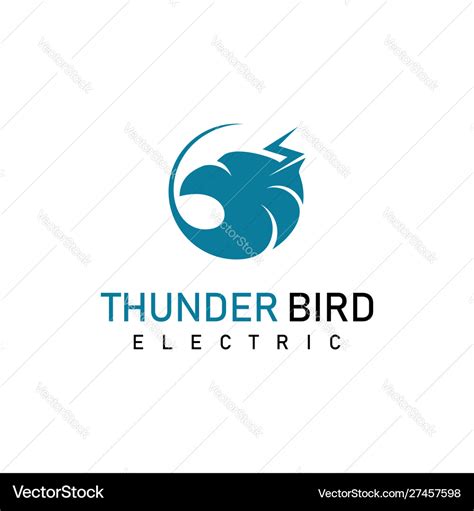 Phoenix head logo template Royalty Free Vector Image