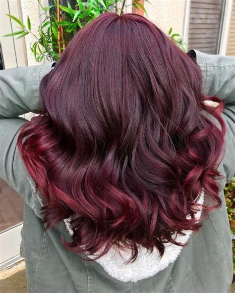 Purple Red Hair Color Ideas
