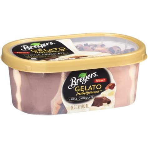 Breyers Gelato Indulgences Triple Chocolate Gelato, 28.5 fl oz - Ralphs