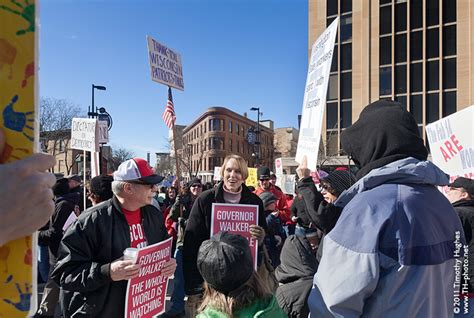 Massive Protests in Madison, Wisconsin - Timothy Hughes Photographics