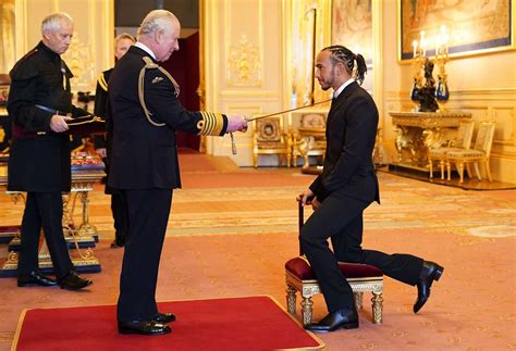 Lewis Hamilton Knighted at Windsor Castle