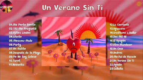 Bad Bunny - Un Verano Sin Ti (Album Completo) | Full Album (Ojitos lindos, Callaíta, Party) 2023 ...