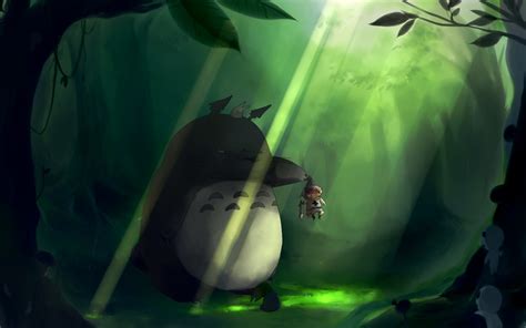 Totoro, Kodama, Forest Wallpapers HD / Desktop and Mobile Backgrounds