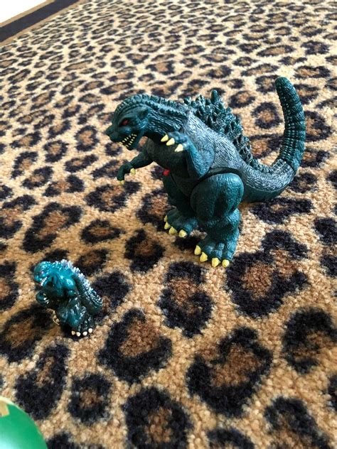 Vintage Godzilla Ghidorah and Mothra toys from the 90's | #3936036281