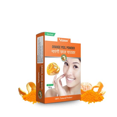 Orange Peel Powder 100% Natural Product for Face & Dry Skin - VEDSUN