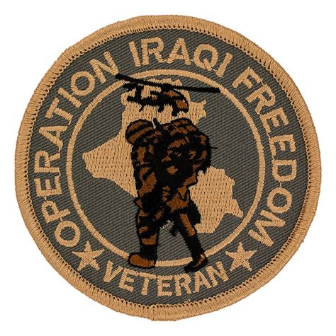 Operation Iraqi Freedom Veteran Patch (Desert) | Flying Tigers Surplus