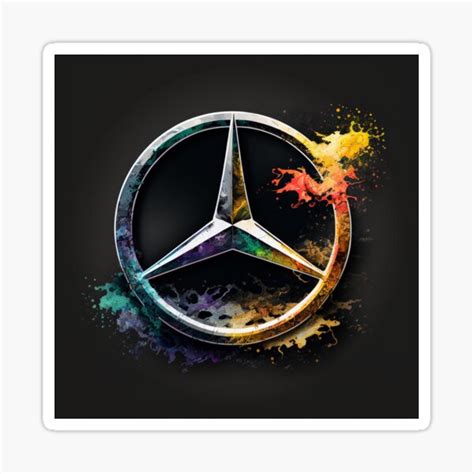 "Mercedes Logo Sticker Decal" Sticker for Sale by tankarma | Redbubble