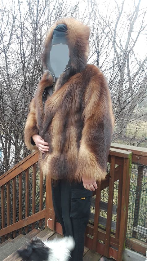 Wolverine Natural Fur Jacket With Hood Arctic Fur Full PELTS - Etsy