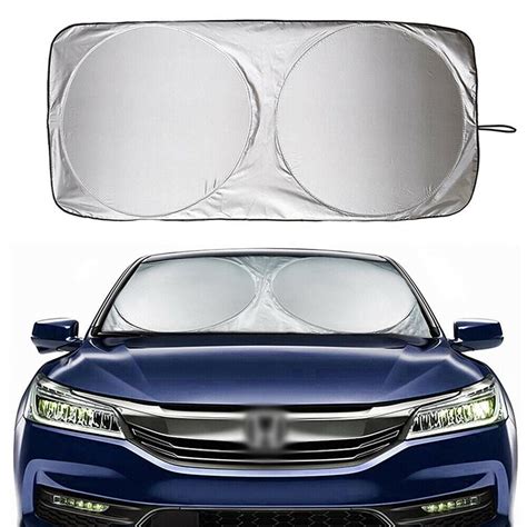 IClover Foldable Windshield Sun Shade Auto Car Jumbo Sunshade Visor ...