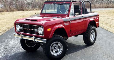 Burgundy 1977 Ford Bronco | Ford Daily Trucks