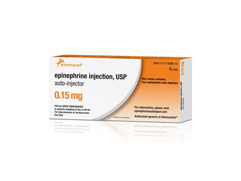 Epinephrine Dose For Anaphylaxis | Epinephrine Injection