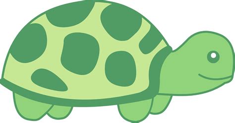 Little Green Turtle Design - Free Clip Art