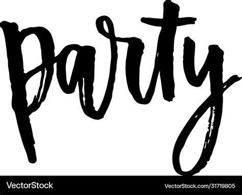 Slogan party phrase graphic print fashion Vector Image