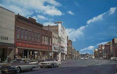 Broadway and Main Lorain, OH Postcard