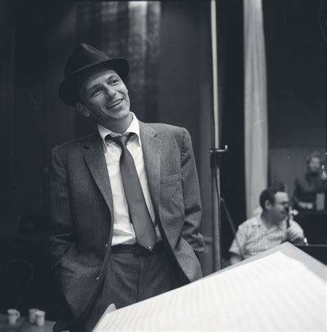 Frank Sinatra--In the Studio recording 'Songs for Swingin' Lovers ...