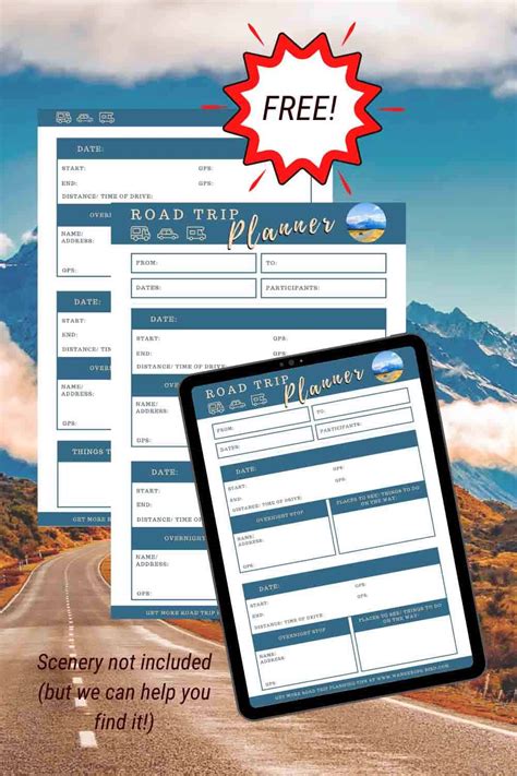 Best (FREE!) Printable Road Trip planner (Download it now & get started)