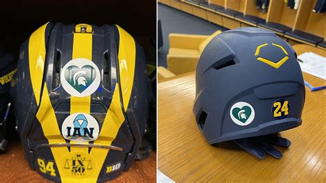 Michigan Wolverines to wear Spartan decals to support MSU after ...