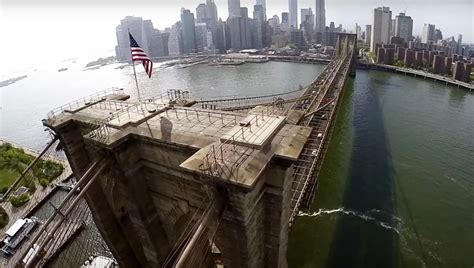 Fly over the Brooklyn Bridge in this criminally underwatched drone vid ...