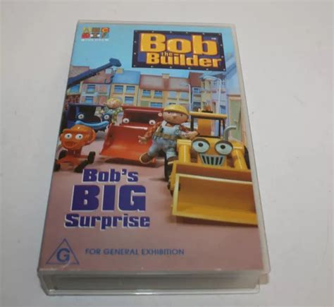 BOB THE BUILDER Bob's Big Surprise VHS ABC Video 2000 EUR 7,34 ...