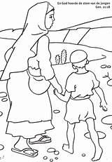 Hagar And Ishmael Coloring Pages Free Sketch Page sketch template