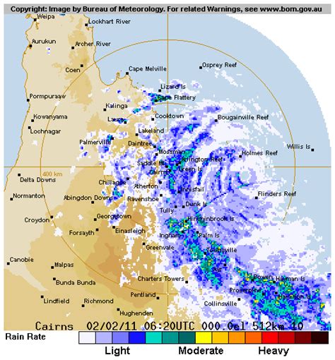 Current Weather Map Queensland