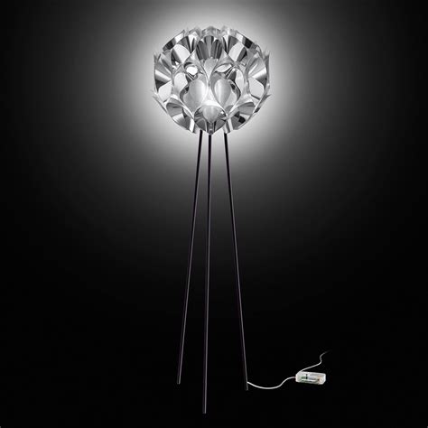 Slamp Flora - designer floor lamp, silver | Lights.co.uk