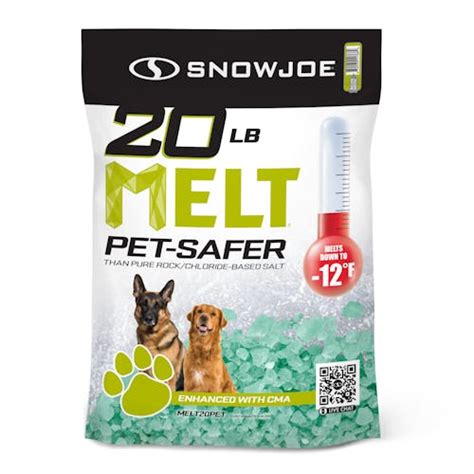 Snow Joe MELT20PET Pet Friendly Ice Melt | 20-LBS | Safe for