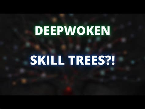 Possible Skill Trees? | Deepwoken - YouTube